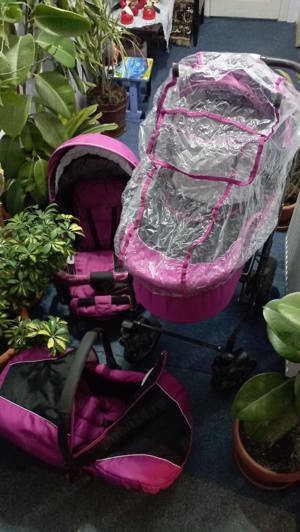 Carucior Zipp 3 in 1   landou, scoica, sport   stare buna - imagine 5