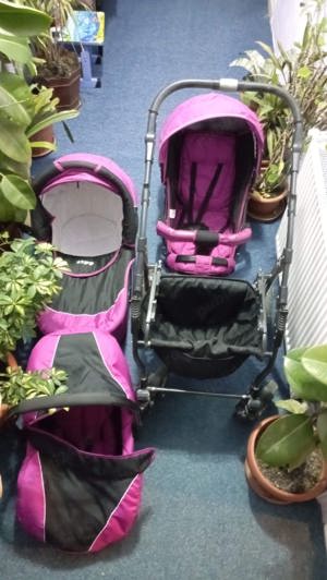 Carucior Zipp 3 in 1   landou, scoica, sport   stare buna - imagine 7