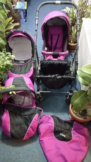 Carucior Zipp 3 in 1   landou, scoica, sport   stare buna - imagine 10