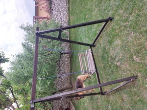 Vand leagan copii cu suport din lemn