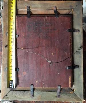 Pictura veche ulei pe lemn-Biedermaier, Michael J. Neder (Viena 1850) - imagine 5