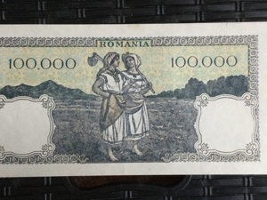 Bacnota de 100.000 lei