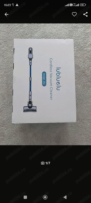 Aspirator Vertical vaccum Lubluelu nou - imagine 3