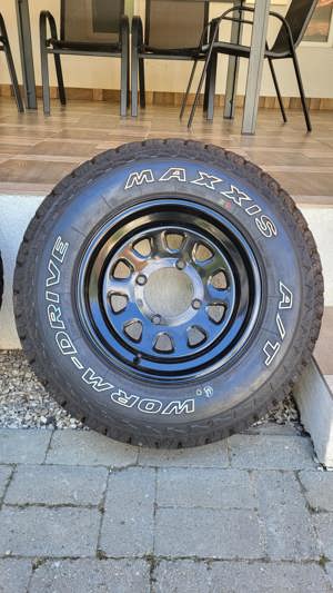 Jante ITP 4x136 Anvelope Maxxis AT Worm Drive 27x8.5 R14 Can am - imagine 4