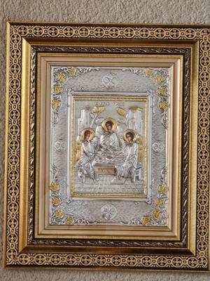 Icoane Argintate-SF Treime,SF Ilie,SF Andrei,si altele Relief 3 D