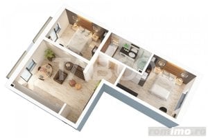 Comision 0%! Apartament decomandat cu 3 camere si loc de parcare