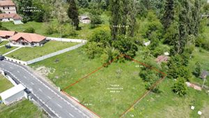 Locatie unica!!! Teren intravilan Hateg, langa castel si lac cu utilitati 948mp - imagine 4