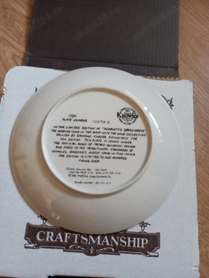 PE ARIPILE VÂNTULUI,FARFURIE PICTATĂ PORTELAN UNICAT CANADA,SUPORT FIX SAU PERETE - imagine 2