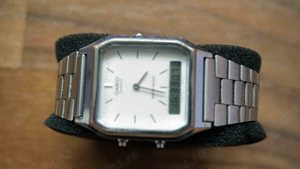 Vand Ceas mana vintage unisex Casio-AQ 230A-7AMQYES - imagine 2