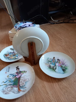 NOI FARFURII PICTATE CHINA ORIGINALE DIVERSE MODELE cu margini AURII - imagine 5