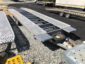 Remorca  platforma transport doua auto 3,5t 8,5 - imagine 8