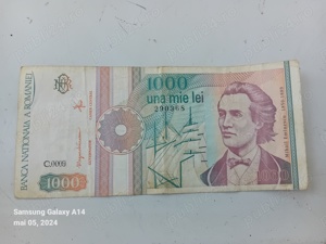 Bancnota cu Mihai Eminescu, emisiune BNR septembrie 1991