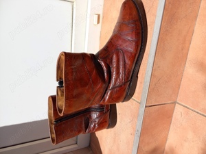 GHETE AMERICAN BOOTS,ÎMBLĂNITE,TALPĂ LIPITĂ ȘI CUSUTA,MASURA 11,FERMOARE LATERALE  - imagine 5