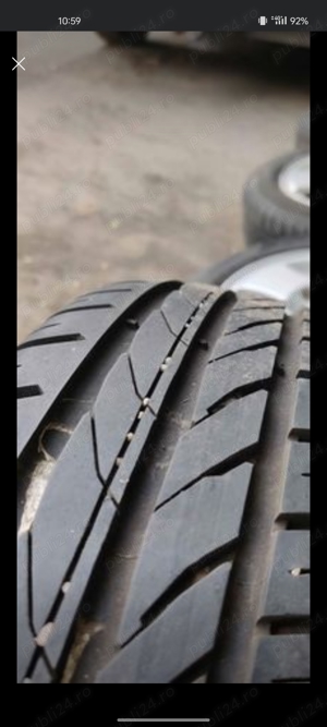 Set jante aliaj Ford originale R14 + cauciucuri noi Matador Hectorra 3 de vară 175/65 R14  - imagine 2