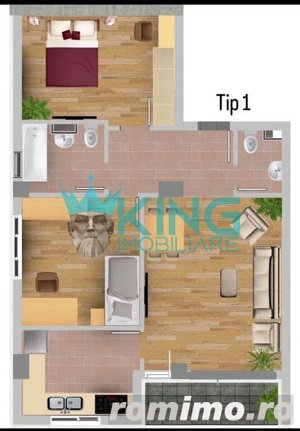 Fundeni - Colentina | 3 Camere | x2 Bai | Balcon | Bloc 2024 | 72Mp  - imagine 5