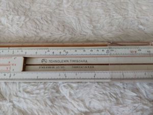 225Rigla de calcul Tehnolemn Timișoara A2 1970 - Colectie