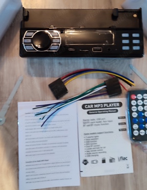 Radio auto (NOU) cu suport de telefon  - imagine 2