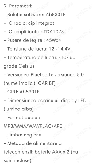 Radio auto (NOU) cu suport de telefon  - imagine 4
