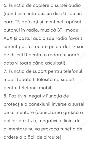 Radio auto (NOU) cu suport de telefon  - imagine 5