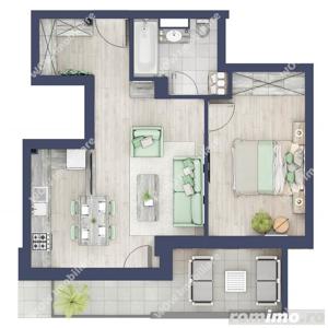 Apartament 2 camere in constructie noua de vanzare zona Ogorului Comision 0! - imagine 7