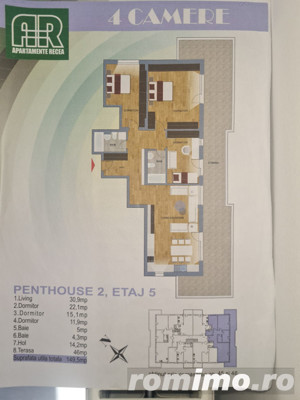 Apartament 4 camere 150 m2 - imagine 9