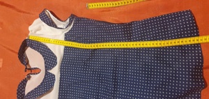 Bluzița delicata,noua, MBG Collection, S,  alb cu bleumarin - imagine 5