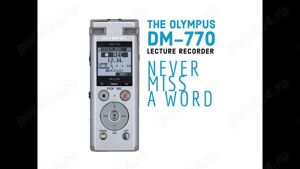 Peste 1000 lei in magazine Reportofon profesional cu 3 microfoane OLYMPUS DM-770 cu USB incorporat - imagine 10