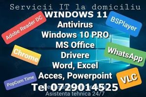 Instalare WINDOWS 11*10 Imprimanta OFFICE la domiciliul clientului - imagine 5
