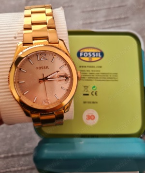 Ceas Fossil auriu nou - imagine 3