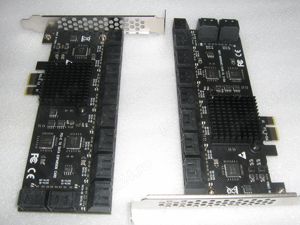 Vand Placi PCI express X1 cu 20 de porturi SATA SATA 3.0 PCIe X1