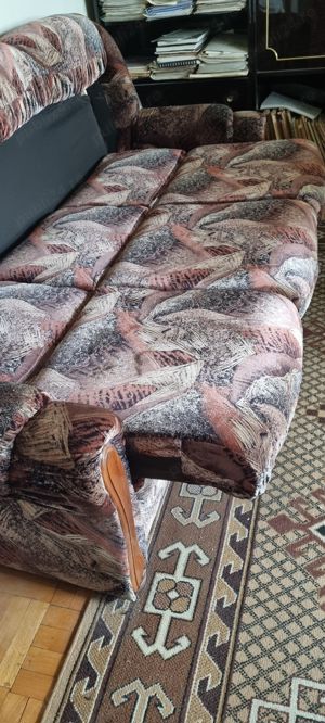 Canapea 3 locuri+2 fotolii extensibile - imagine 4