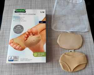 Compresa cu gel pentru talpi