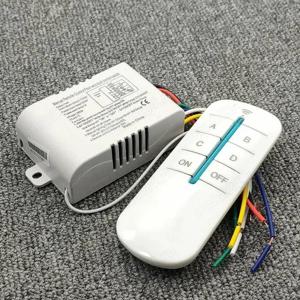 Intrerupator lumina cu telecomanda receptor 4 canale 220V lustra lampa automatizari