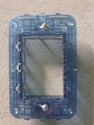 Suport 3 locuri Vimar Idea, Arke, Eikon, bTicino Living Light, 6 Ron buc - imagine 2