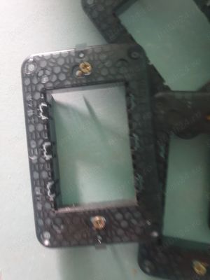 Suport 3 locuri Vimar Idea, Arke, Eikon, bTicino Living Light, 6 Ron buc - imagine 3