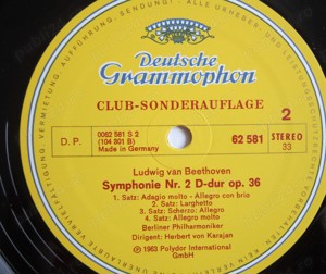 rar Beethoven 9 Simfonii dir.Karajan 7 LP made Germany 1963 impecabile - imagine 6