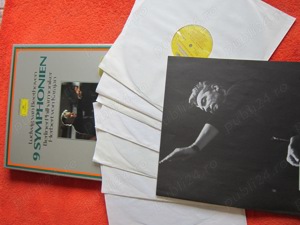 rar Beethoven 9 Simfonii dir.Karajan 7 LP made Germany 1963 impecabile - imagine 2