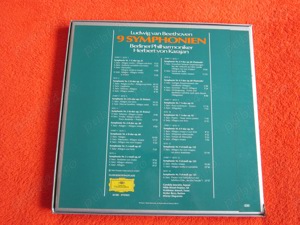 rar Beethoven 9 Simfonii dir.Karajan 7 LP made Germany 1963 impecabile - imagine 7