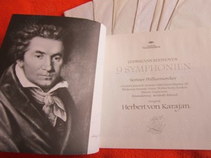 rar Beethoven 9 Simfonii dir.Karajan 7 LP made Germany 1963 impecabile - imagine 5