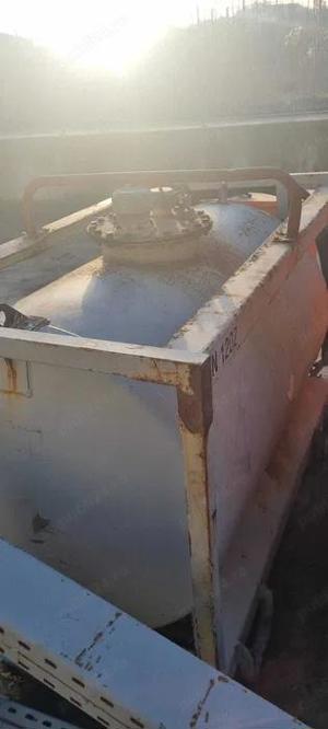 Rezervor combustibil tanc motorina  bazin statie motorina 750 litri - imagine 3