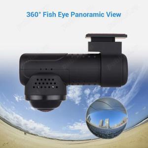 Cameră auto Wi-Fi panoramică 360 grade UHD 2160p nouă + Hardware Kit