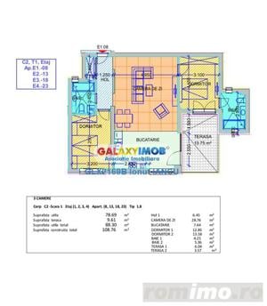 Apartament  LUX 3 camere cu RATE la DEZVOLTATOR dobanda fixa 30 ani - imagine 2