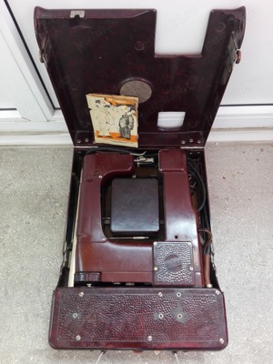 Masina de cusut portabila Freia vintage 1948 - imagine 4