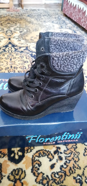 Botine piele naturala - imagine 3