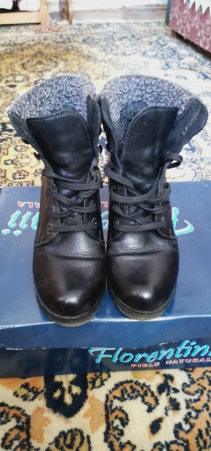 Botine piele naturala - imagine 2