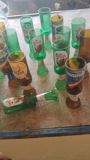 Atelie de tăiat sticle de sticlă rotundă pătrată Vin Bere - imagine 4