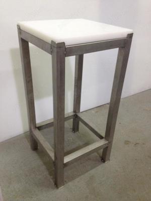 masa de lucru cu blat polietilena, butuc carmangerie, masa pe-hd patiserie - imagine 7