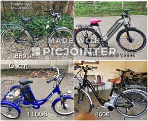 Biciclete,triciclete,remorci,trotinete electrice,reparații,electrificări - imagine 3