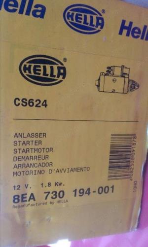 Electromotor NOU HELLA CS624 pentru Motor OEM / AUDI, SKODA, VW" Made in Germany - imagine 4