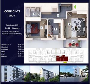 Apartamente noi direct de la dezvoltator - imagine 6